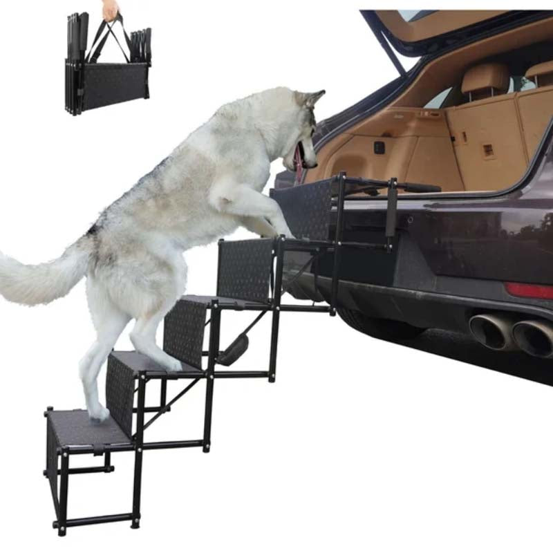 Portable Foldable Non-Slip Dog Car Stairs