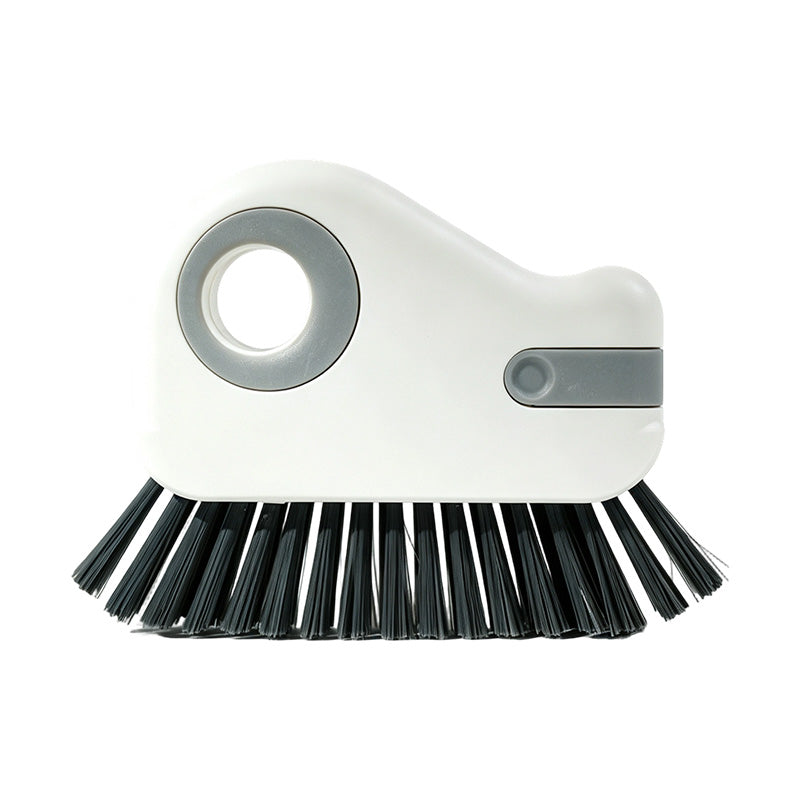 2-in-1 Window Groove Cleaning Brush with Built-in Scraper