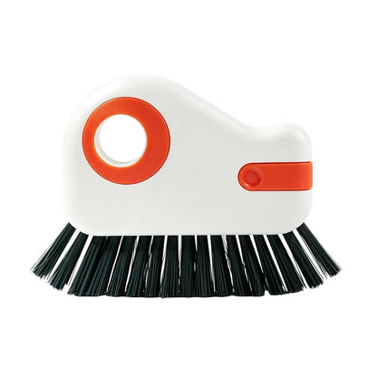 2-in-1 Window Groove Cleaning Brush with Built-in Scraper