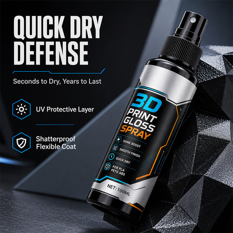 3D Printer Model Gloss Spray Quick Drying Layer Line Reducer for PLA PETG ABS
