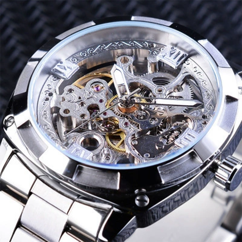 ⏳🔥LIMITED-TIME 50% OFF! ⏰Skeleton Automatic Watch – See The Movement, Feel The Craft – Self-Winding, Gold-Tone, Dress-Casual Style for Every Occasion 💼