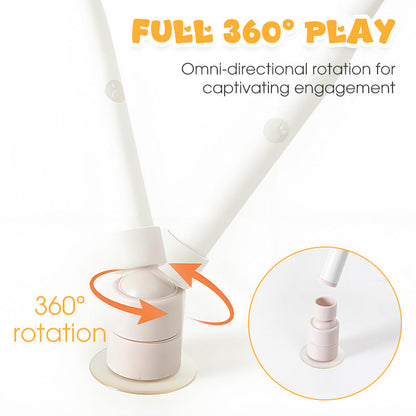 🎉 LIMITED TIME 50% OFF! 😻 Fun Interactive Suction Cup Cat Wand Toy – 360° Rotation, 2 Automatic Modes & Hands-Free Play ✨