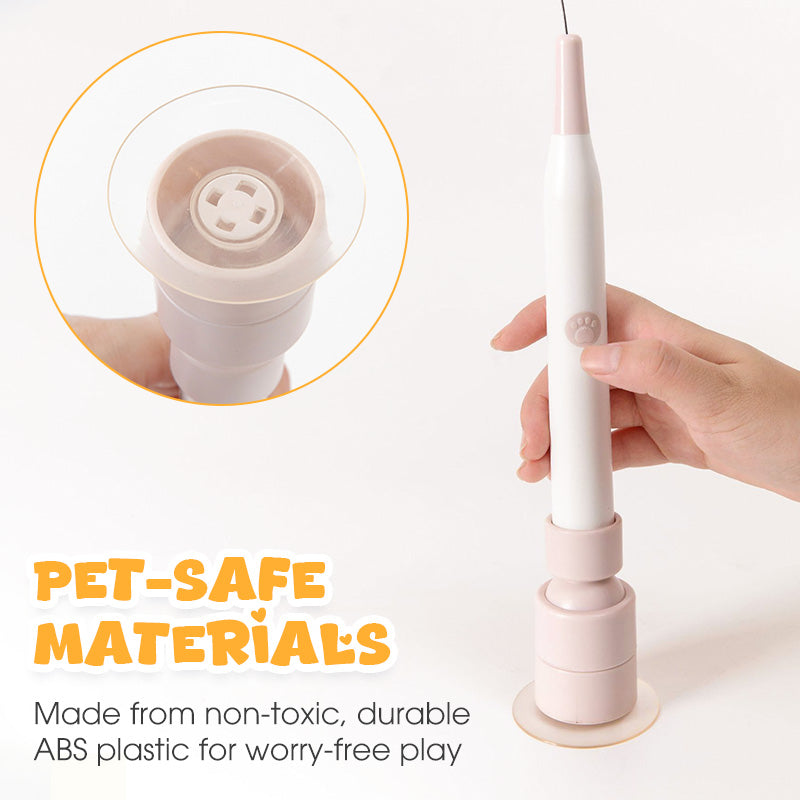 🎉 LIMITED TIME 50% OFF! 😻 Fun Interactive Suction Cup Cat Wand Toy – 360° Rotation, 2 Automatic Modes & Hands-Free Play ✨