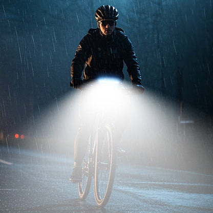 Rechargeable 28-LED Bicycle Headlight with Horn