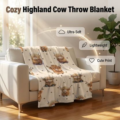 Ultra-Soft Printed Flannel Throw Blanket