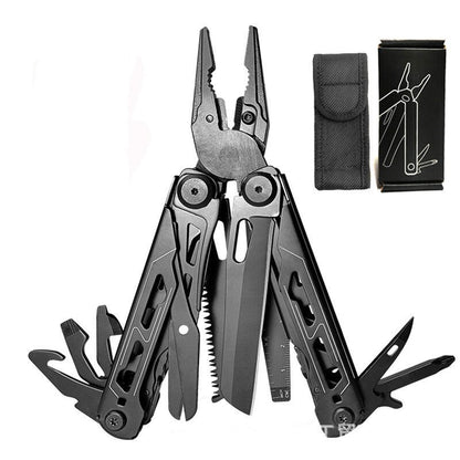 🔧✂️Heavy-Duty Folding Multi-Tool Pliers with Carry Pouch