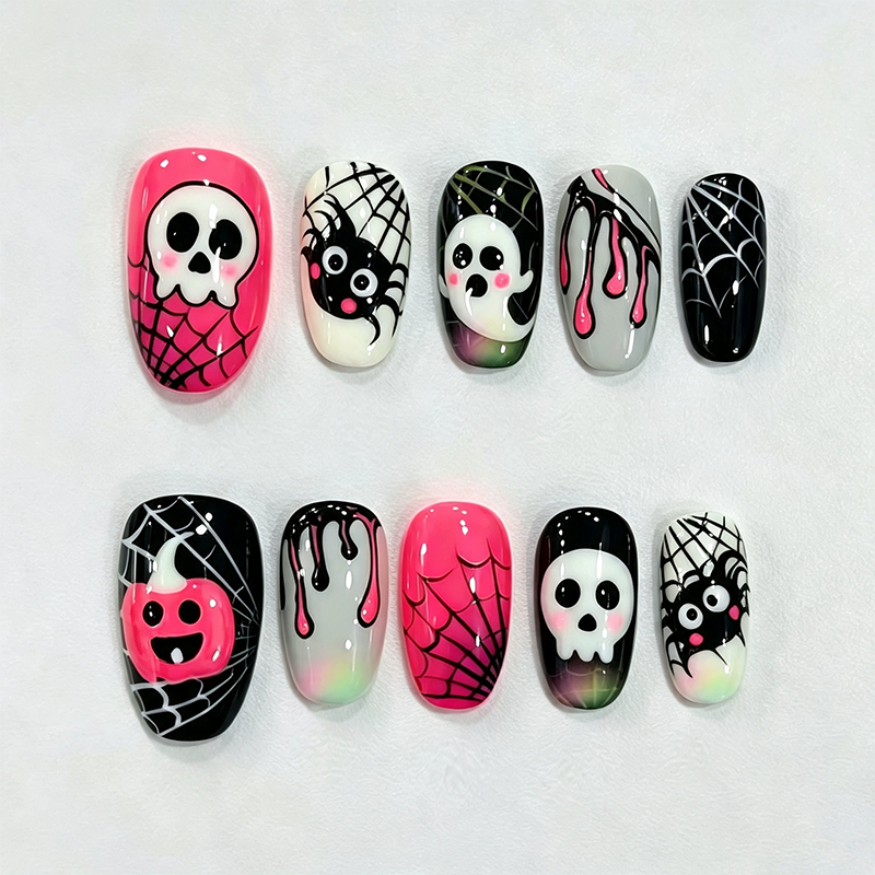 Halloween Press-On Nail Set