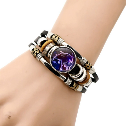 Night‑Glow Zodiac Bracelet