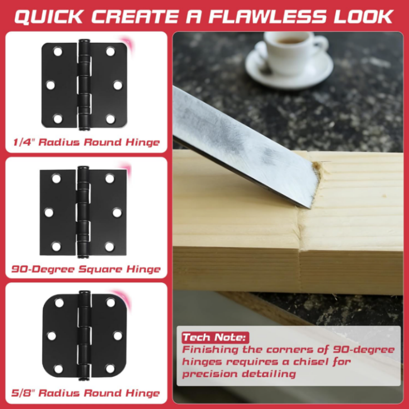 Adjustable Door Hinge Mortise Jig Kit