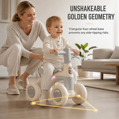 Baby Toddler Balance Bike with Music & Lights