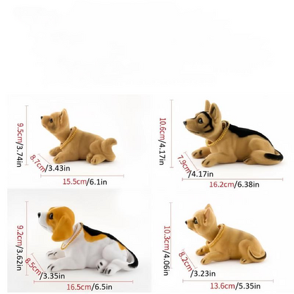 Cute Dog Bobblehead Car Dashboard Decoration