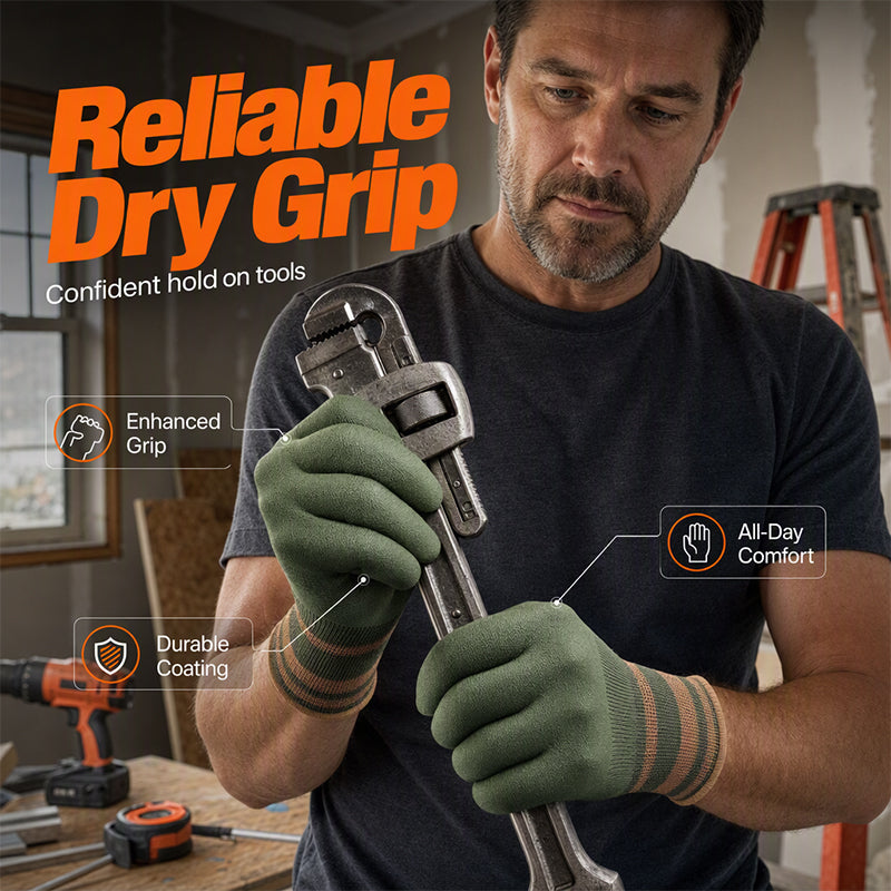Flexible Breathable Non-Slip Work Gloves