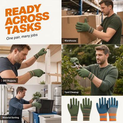 Flexible Breathable Non-Slip Work Gloves