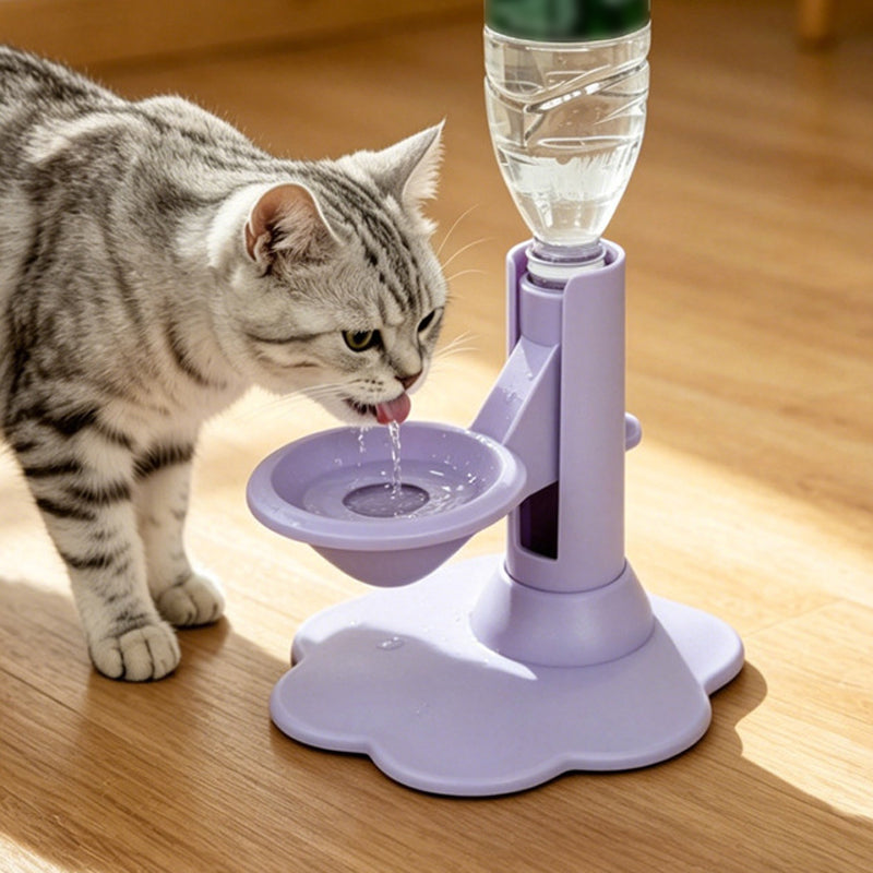Adjustable Neck-Care Cat Fountain