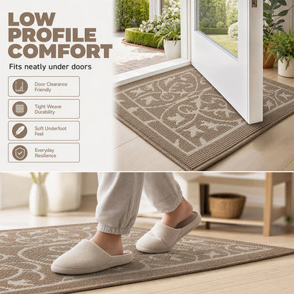 Non-Slip Dirt-Trapping Front Door Mat