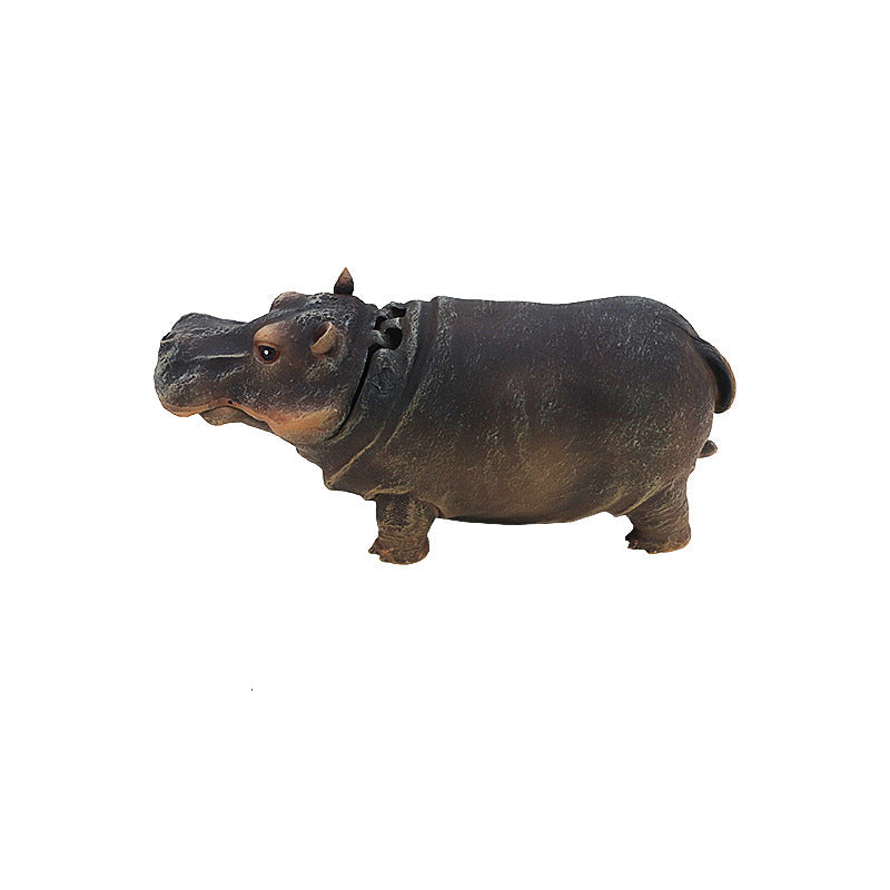 Fish Tank Hippo Bubble Decoration