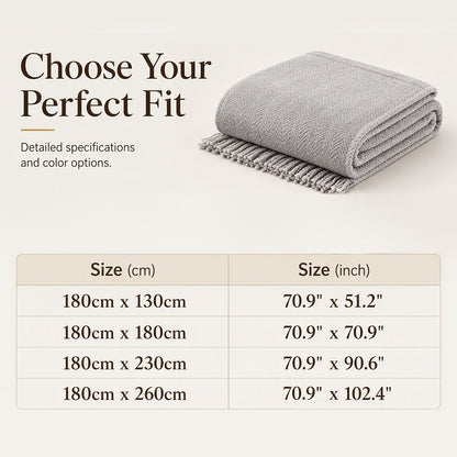 📢📢50% OFF !! ⏰Premium Chenille Herringbone Sofa Throw Cover