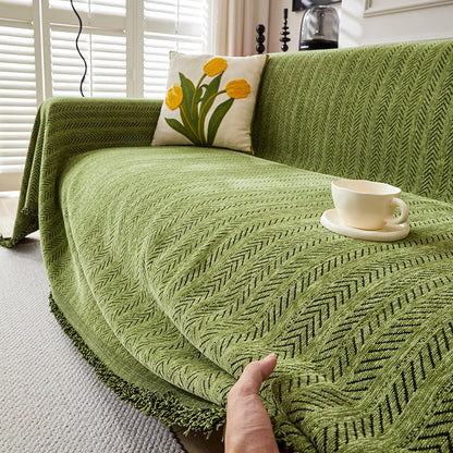 📢📢50% OFF !! ⏰Premium Chenille Herringbone Sofa Throw Cover