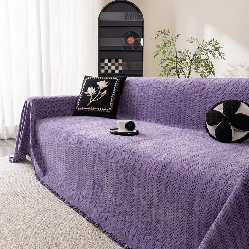 📢📢50% OFF !! ⏰Premium Chenille Herringbone Sofa Throw Cover