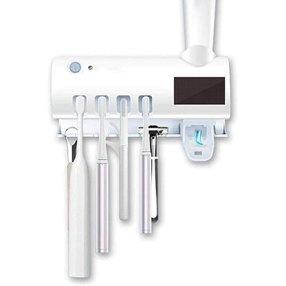 ⏳🔥LIMITED-TIME 50% OFF! ⏰🦷🚿Wall-Mounted UV Toothbrush Sanitizer & Holder