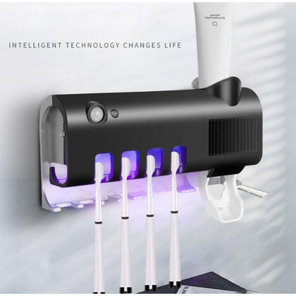 ⏳🔥LIMITED-TIME 50% OFF! ⏰🦷🚿Wall-Mounted UV Toothbrush Sanitizer & Holder