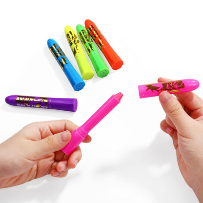 💥 Luminescent Water‑Soluble Body Painting Crayons – Fun, Skin‑Friendly, Easy‑to‑Wash ✨