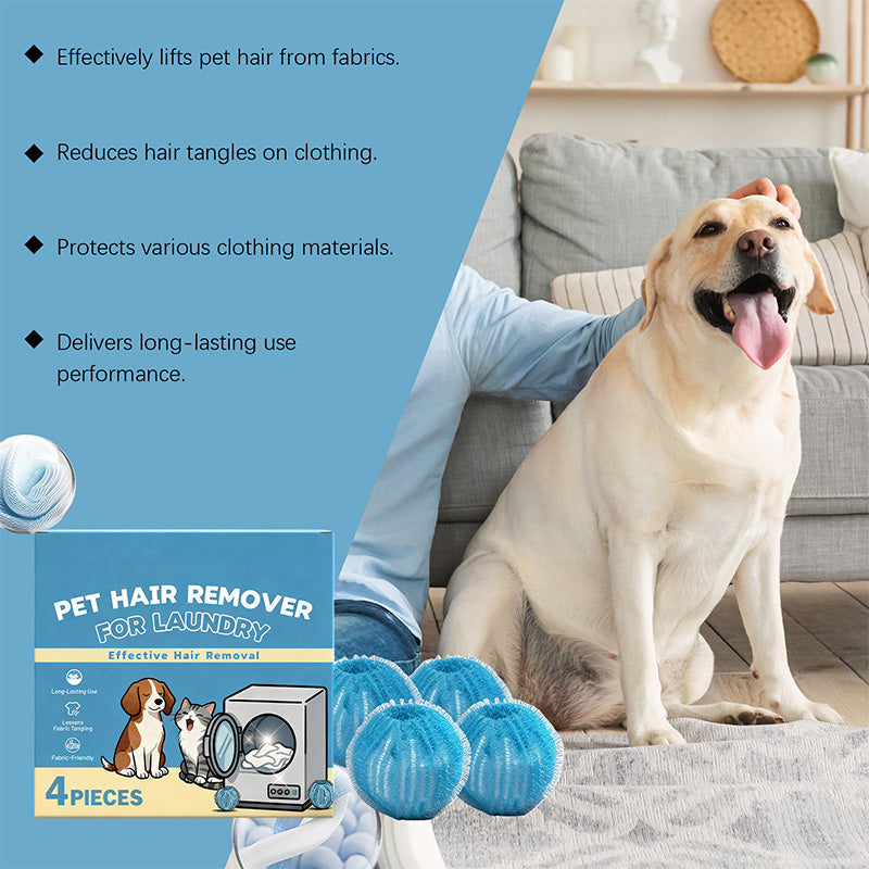 🐾 LIMITED‑TIME 50% OFF! 🧹 No-Snag Reusable Laundry Balls – Catch Pet Hair Instantly, Fabric-Friendly & Built to Last ♻️