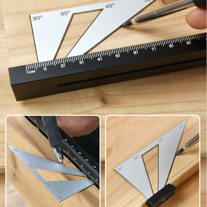 28-Piece Woodworking Dovetail Marker Set
