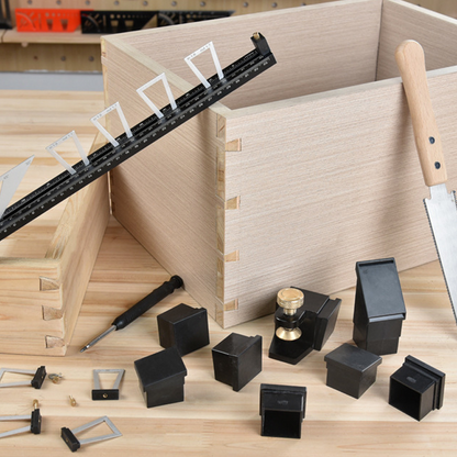 28-Piece Woodworking Dovetail Marker Set