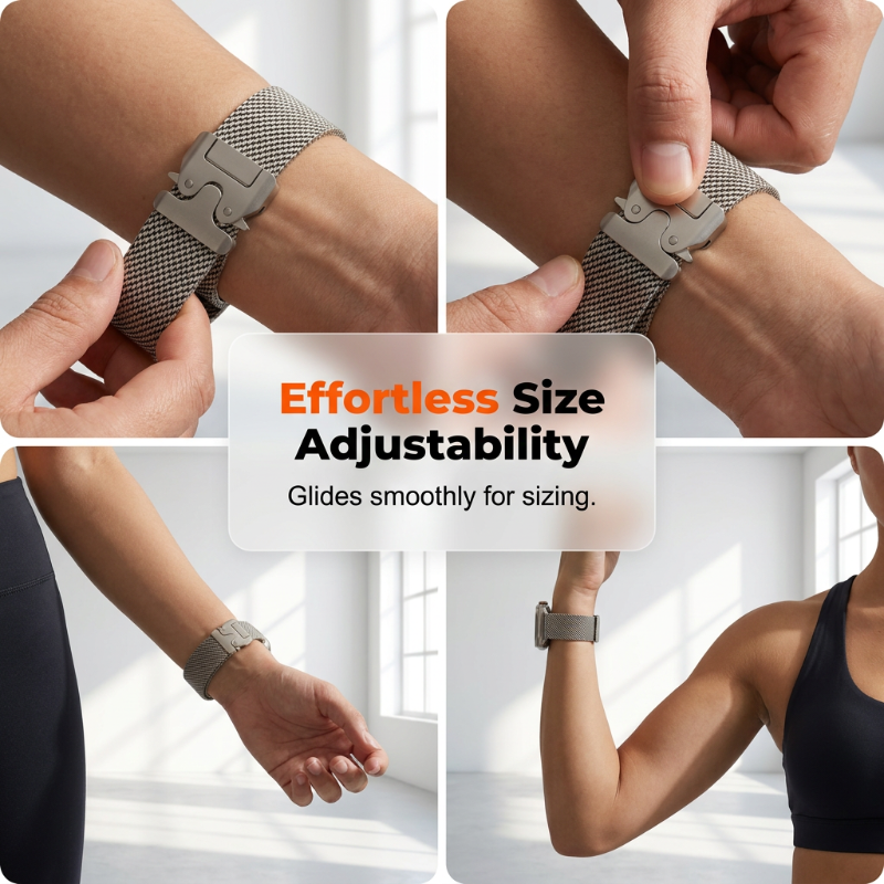 Stainless Steel Mesh Watch Band