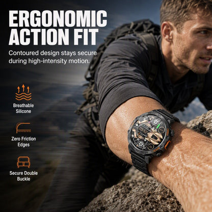 Multifunctional Outdoor Smartwatch for Sports and Fitness