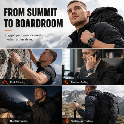 Multifunctional Outdoor Smartwatch for Sports and Fitness