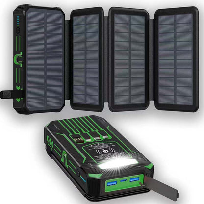 20000mAh Solar Power Bank With LED Flashlight