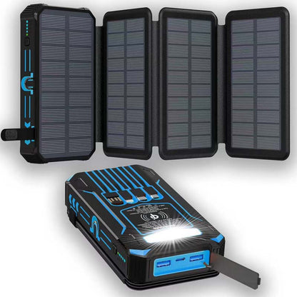 20000mAh Solar Power Bank With LED Flashlight