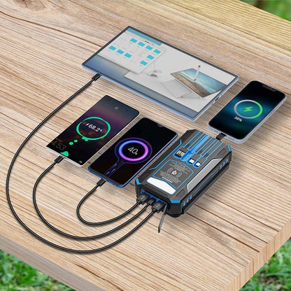 20000mAh Solar Power Bank With LED Flashlight