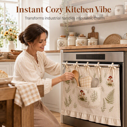 Oven Skirt Curtain with Pockets