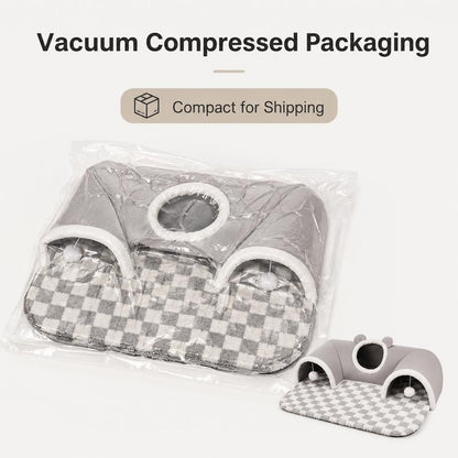 3-in-1 Cozy Cat Tunnel Bed