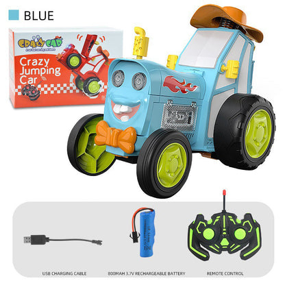 Wireless Remote Control Jumping Stunt Car