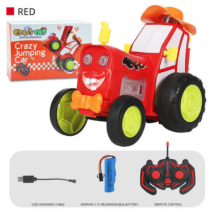 Wireless Remote Control Jumping Stunt Car