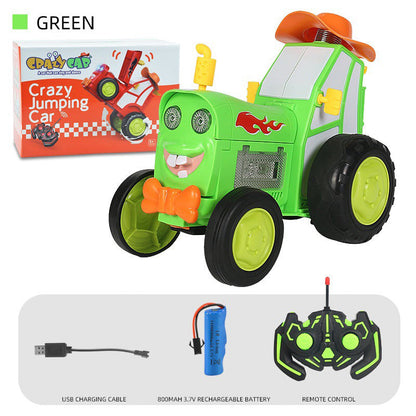 Wireless Remote Control Jumping Stunt Car