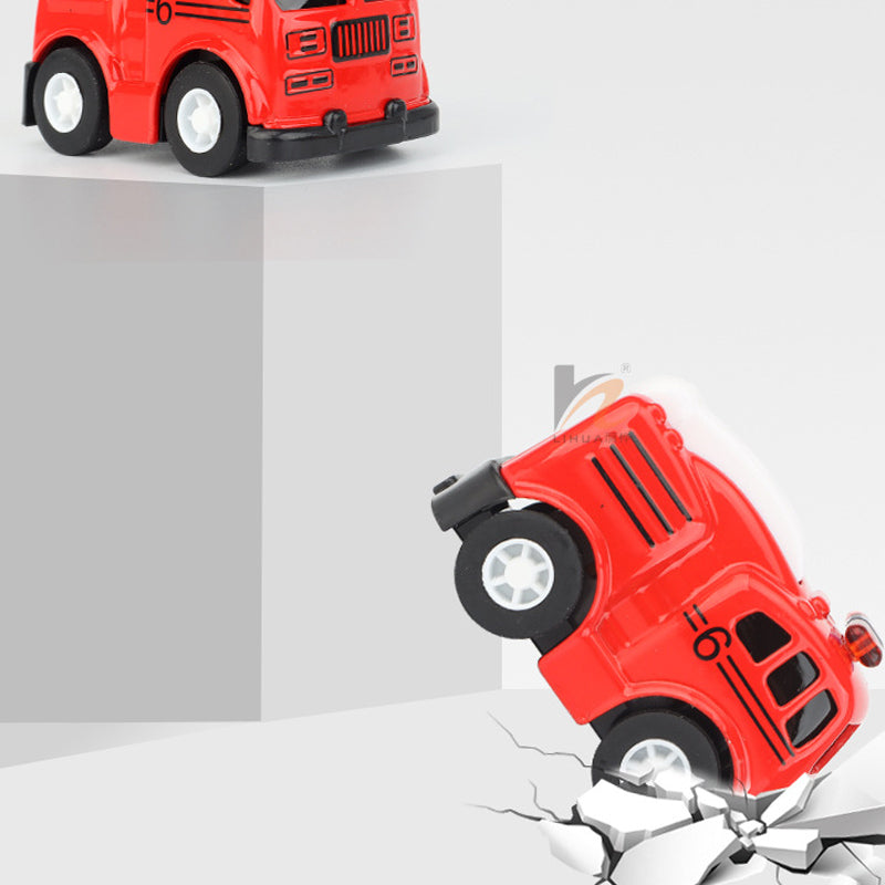 12-Pack Cartoon Mini Toy Car Set
