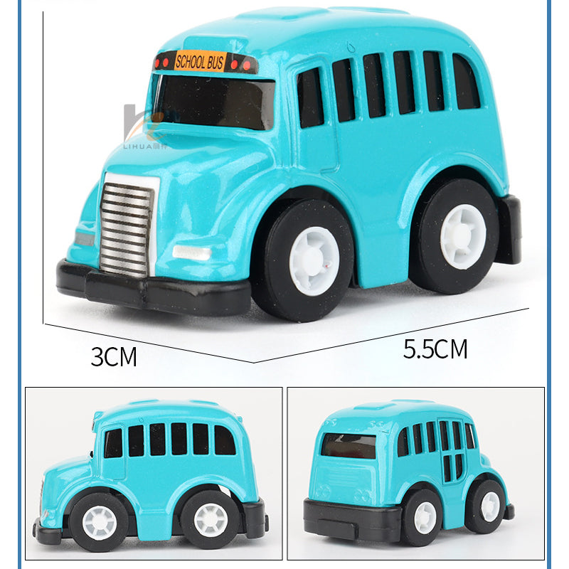 12-Pack Cartoon Mini Toy Car Set