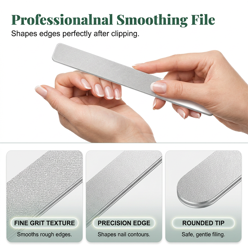 3-Piece Professional Toenail Clipper Set