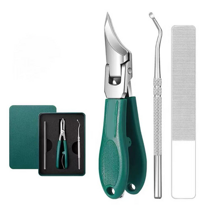 3-Piece Professional Toenail Clipper Set
