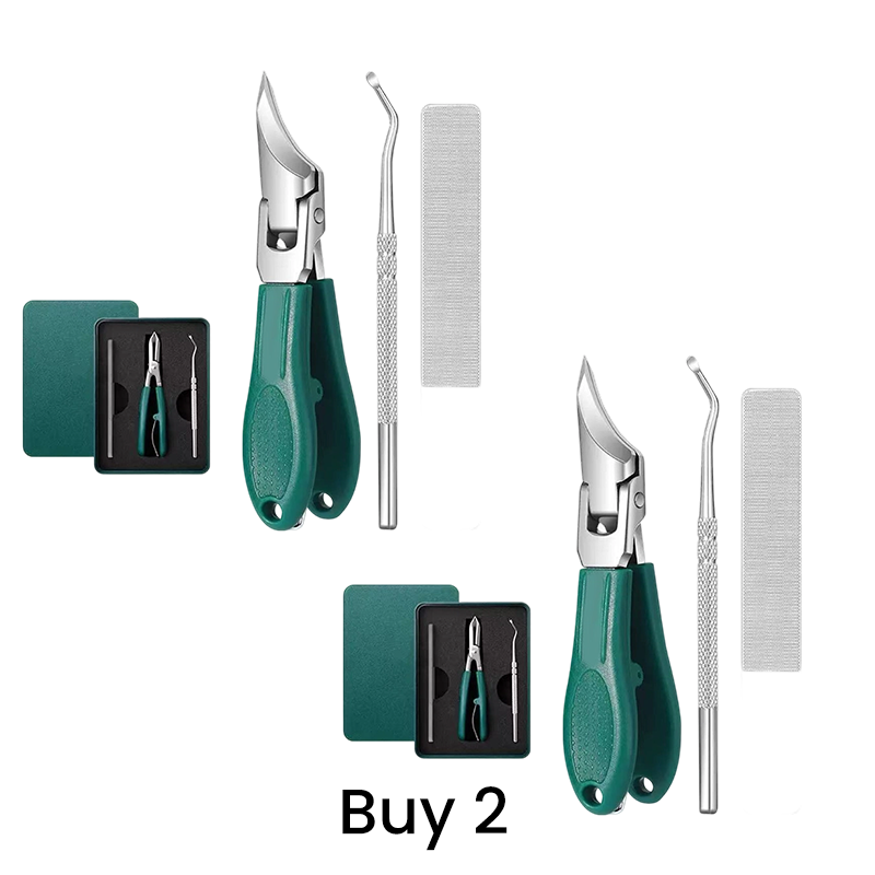 3-Piece Professional Toenail Clipper Set