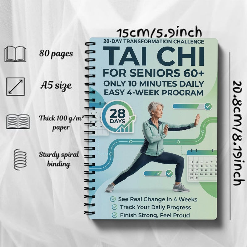 🌿 Last Day Special Price £9.99! 📖 28‑Day Tai Chi Book – Short Sessions, Beginner‑Friendly, Gentle ☯️