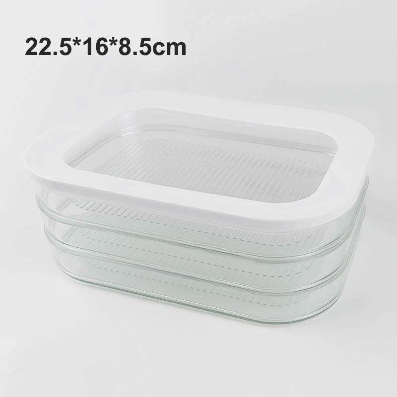 🧊🥗Stackable Clear Fridge Storage Bins | Keep Your Meal Prep Ingredients Tidy