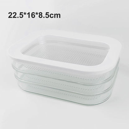🧊🥗Stackable Clear Fridge Storage Bins | Keep Your Meal Prep Ingredients Tidy