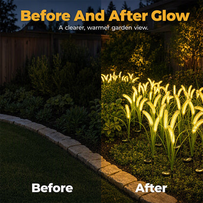 Solar Foxtail Grass Decorative Garden Lights
