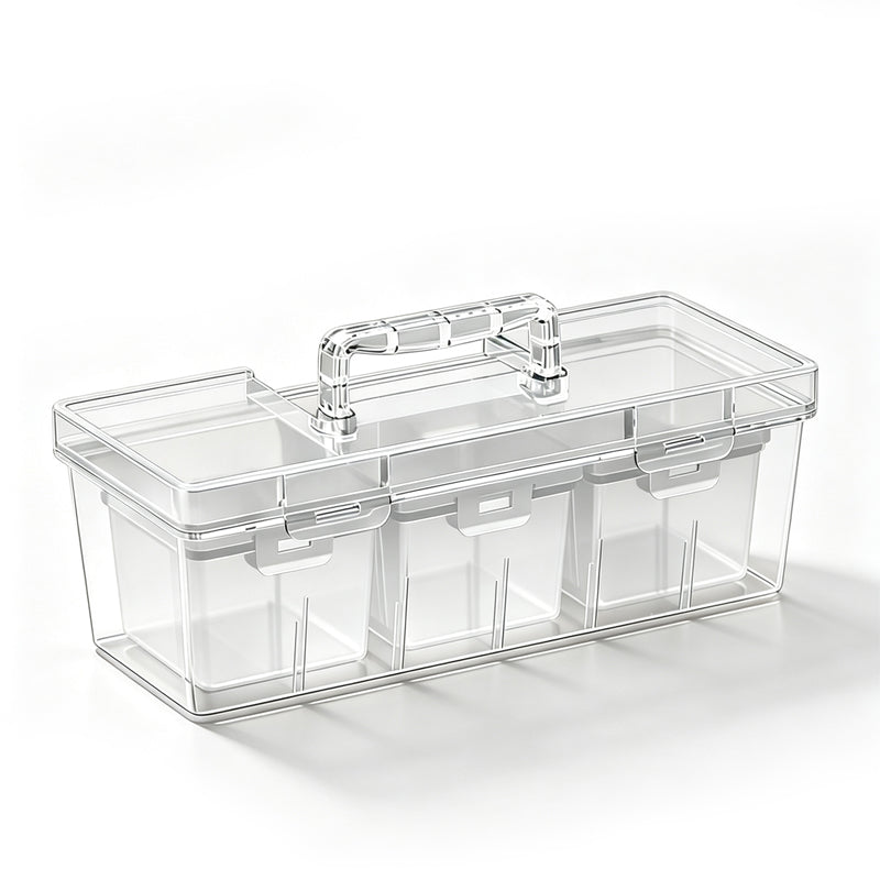 Portable Clear Card Storage Box